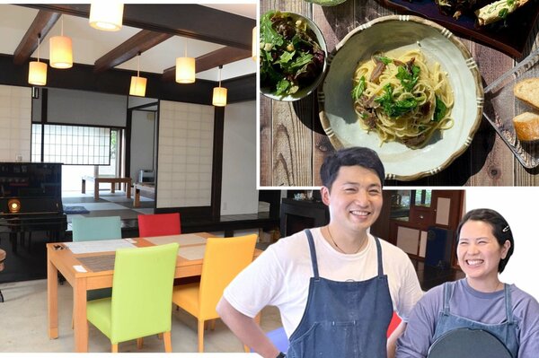地元食材を使った料理を提供し、宿泊施設も備えたレストラン「tsukaru(つかる)」=雲南市木次町湯村