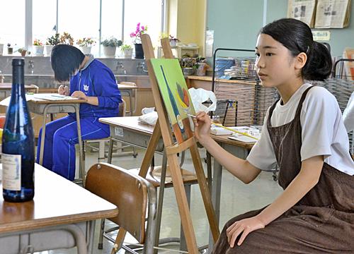 輝らりキッズ 心一つ五輪を絵に込め 金 山陰中央新報デジタル